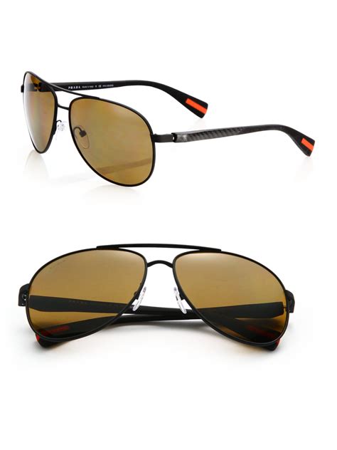 ebay sunglasses prada pilot|Prada aviator sunglasses polarized.